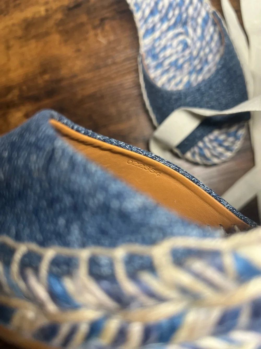 Chloe - Piia denim espadrille wedges - Picture 10 of 10
